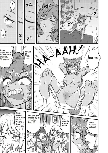 Akane and the tickle succubi. manga cover