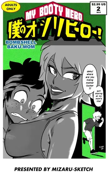 [Mizaru-Sketch] BNOH #2 My Booty Hero Bombshell Baku-Mom (My Hero Academia) manga cover