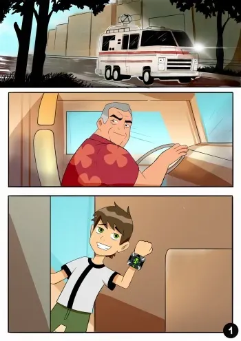 [Trash Trash] Amazing Adventures of Gwen and Her Abusive Grandfather (Ben 10) manga cover