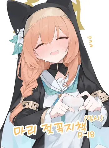 [Mijiya (Mikozin)] Mari Chikubi Bon (Kari) | 마리 젖꼭지책 (임시) (Blue Archive) [Korean] manga cover