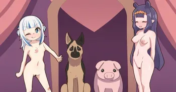 [ozideuv5] Gura and Ina's Animal Sex Livestream (Hololive English) [English] manga cover