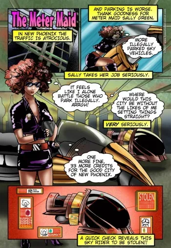 The Meter Maid (English) manga cover