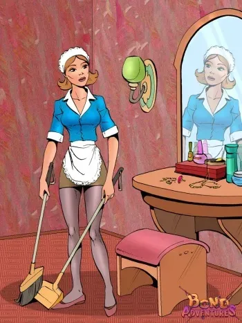 Set 63 - Threesome bondage with housemaid [Bruce Bond] manga cover