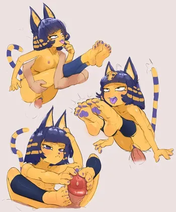[Arrax] Ankha (Animal Crossing) manga cover