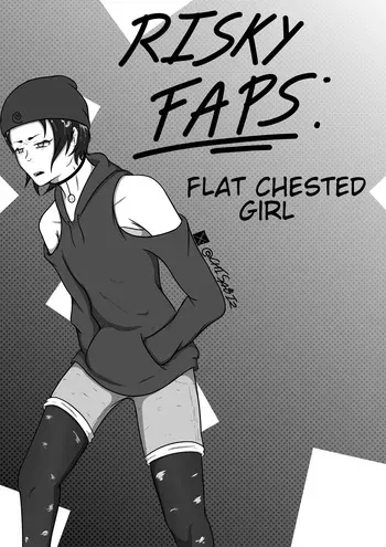 Risky faps of a flat chested girl manga cover