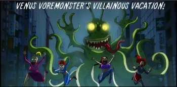 Venus Voremonster's Villainous Vacation manga cover