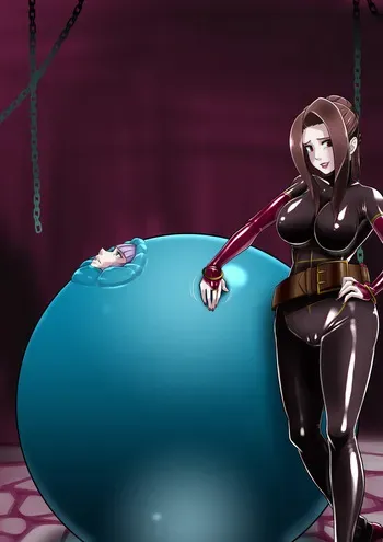 [Radeon] [skeb] More and more - Wallace's rubber restraint doll Lenneth manga cover