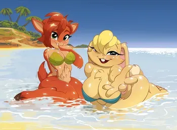 [MegaDraws24] 🌊Seaside fun time (Spyro the Dragon) manga cover