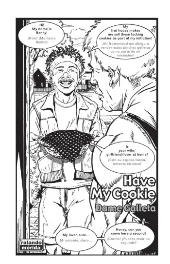 [Rolando Mérida] Have My Cookie - Dame Galleta [English/Spanish] manga cover