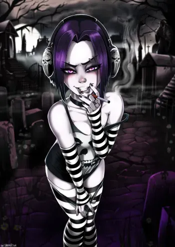 [Shadman] Raven pinups and pics (Teen Titans) manga cover