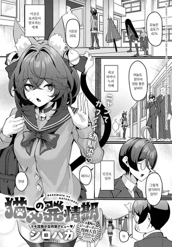 [Shiro Paka] NEKOMATA no HATSUJOUKI (COMIC Anthurium 2025-07) [Korean] manga cover