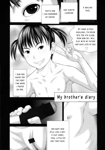 Onii-chan no Shuki | My Brother's Diary manga cover
