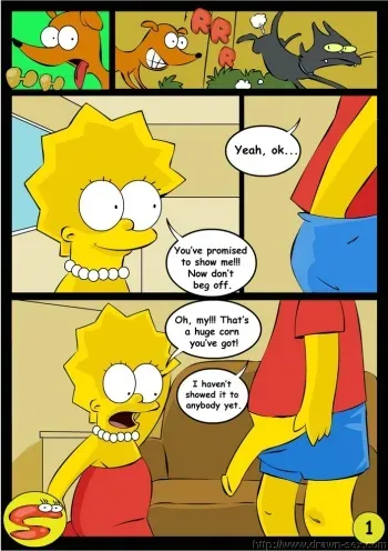Lisa the Mum (The Simpsons) manga cover