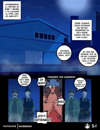 [Amazinggwen] Nightlife in Animacity | Halloween Side Story [Spanish] [Kamus2001] manga cover