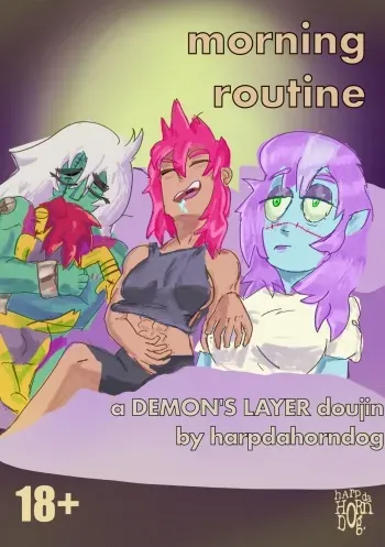 [harpdahorndog] Morning Routine - Demon's Layer Fancomic manga cover