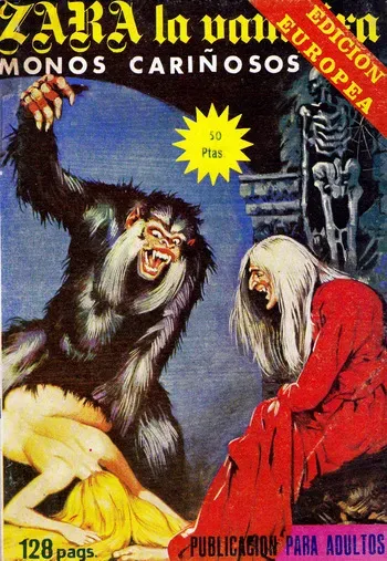 Zara la Vampira #32 (Monos cariñosos) [Spanish] manga cover