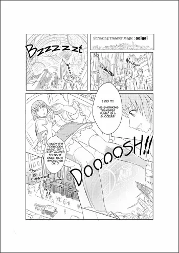 Shrinking Transfer Magic manga cover