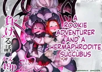 Kakedashi Boukensha Ga Futanari Inma Ni Makeru Hanashi manga cover