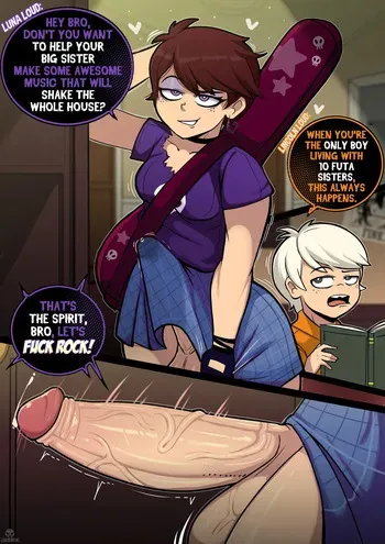[LordFink] Hard House (The Loud House) manga cover