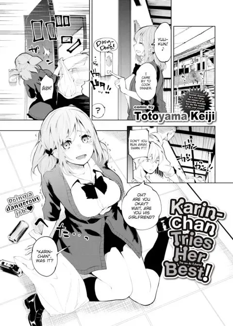 Karin-chan Tries Her Best! manga cover