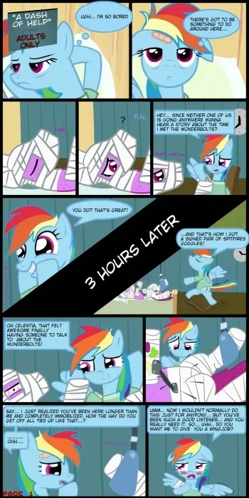 [tiarawhy] A Dash of Help (My Little Pony)(On_Going) manga cover