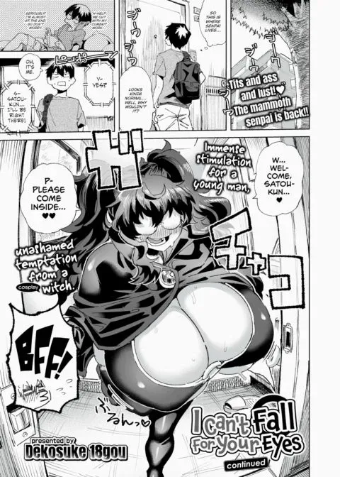 I Can't Fall For Your Eyes - Continued manga cover