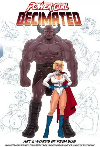 Power Girl Decimated manga cover