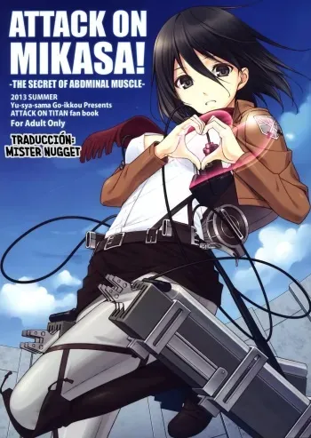 (C84) [Yuusha-sama Go-ikkou (Nemigi Tsukasa)] ATTACK ON MIKASA (Shingeki no Kyojin) [Spanish] [Mr. Nugget] manga cover