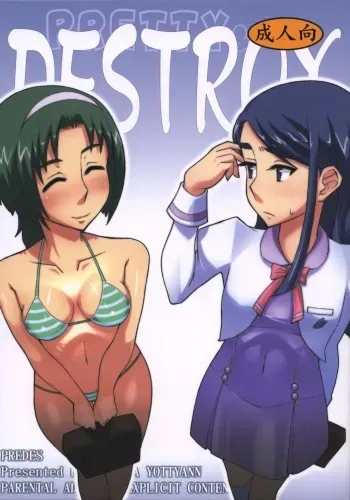 (C74) [Izakaya Yocchan (Enoshima Iki)] Pretty & Destroy (Yes! Precure5 Go Go!) manga cover