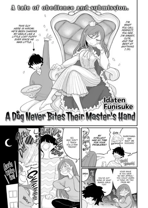 A Dog Never Bites Their Master's Hand manga cover