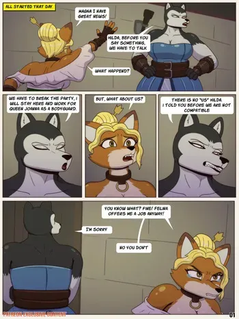 [Ike Marshall] The Fox and the Wolf 4 manga cover