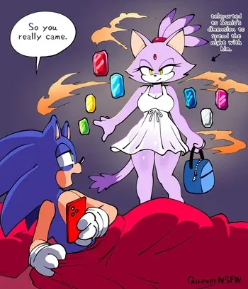 [QuaverNSFW] Spending The Night in His Dimension manga cover