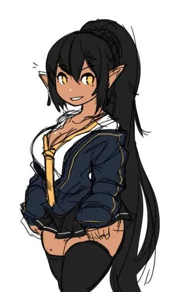 [various] Dark Elf Gal (by Zana) [OC] manga cover