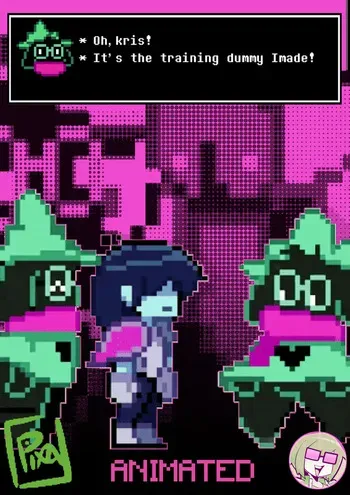 [Pixzapix] Training Dummy Ralsei (Deltarune) (Animated) manga cover