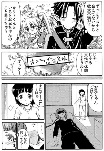 [Naruse] Online Kyoudai (Sword Art Online) manga cover