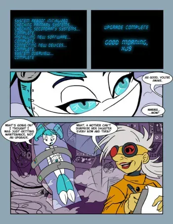 My Life As A Teenage Robot- Unknown Comic + Extra manga cover