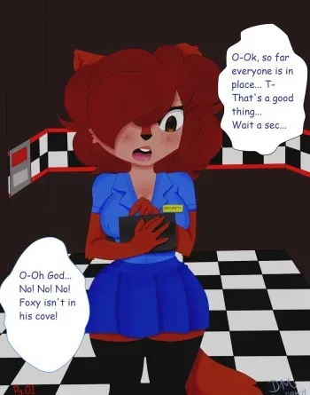 [DiscordMelody] Night 2: Foxy x Jasmine (Five Nights At Freddy's) manga cover
