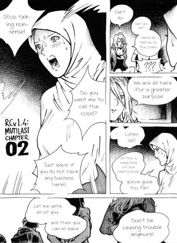 Mutilasi Chapter 2 manga cover