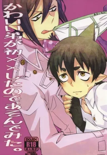 [Jingai paradox (14)] Kawaii Otouto ga Hatsu×× Shita node Ason de Mita. (Ao no Exorcist) [Incomplete] manga cover
