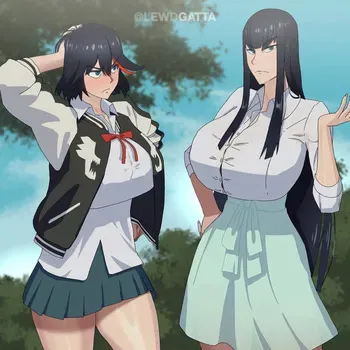 [Lewdgatta] Kill La Kill Girls Whored Out manga cover