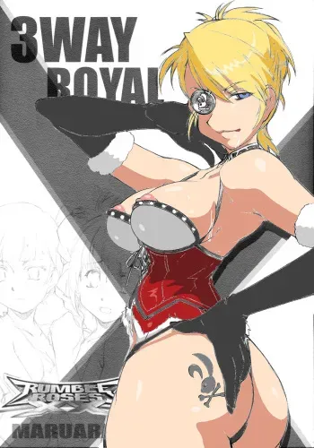 [MARUARAI (Arai Kazuki)] 3WAY ROYAL (RUMBLE ROSES) [English] {Doujin-Moe.us} manga cover
