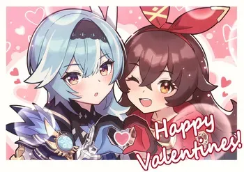 [Sayla Mars] Happy Valentine's Day! (Genshin Impact) [English] manga cover