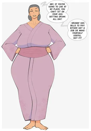 [Jopuari] Bitch GILF/Landlady manga cover