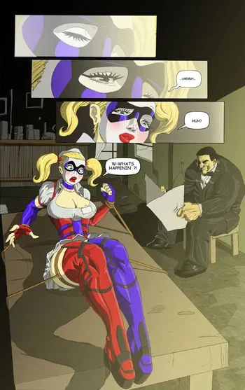 Sektujai - Harley Quinn feet tickle manga cover