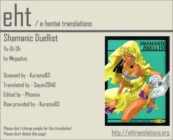 (CR33) [Megaplus (Okano Kaeru)] Shamanic Duellist (Yu-Gi-Oh!) [English] [EHT] manga cover