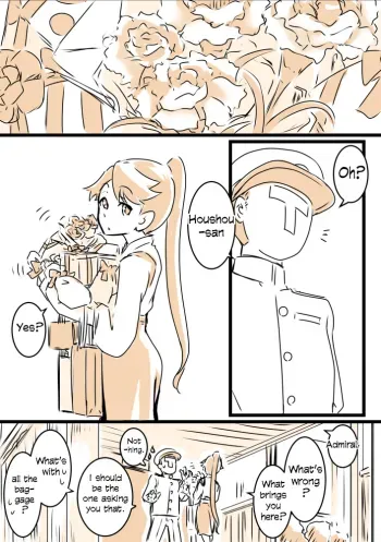 Mother's Day and Houshou-san manga cover