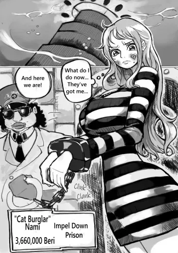 Nami "Impel Down Prison" manga cover