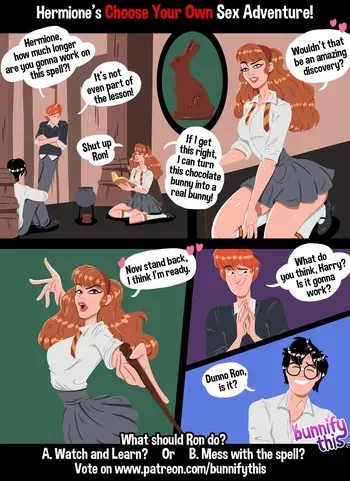 [Bunnify This] Hermione's Chose Your Own Sex Adventure (Harry Potter) manga cover