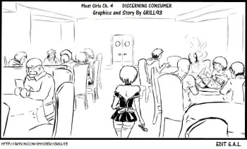 [grill93] Meat Girls Ch. 4 Discerning Consumer manga cover