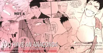 Kimi wa Anaconda | YOU HAVE AN ANACONDA manga cover